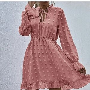 Beautiful like New Dress size M color darker pink